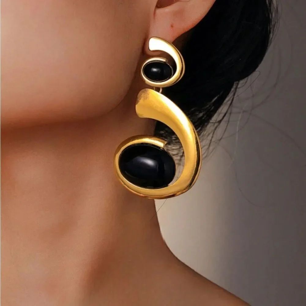 Geo dangle Earrings N1306